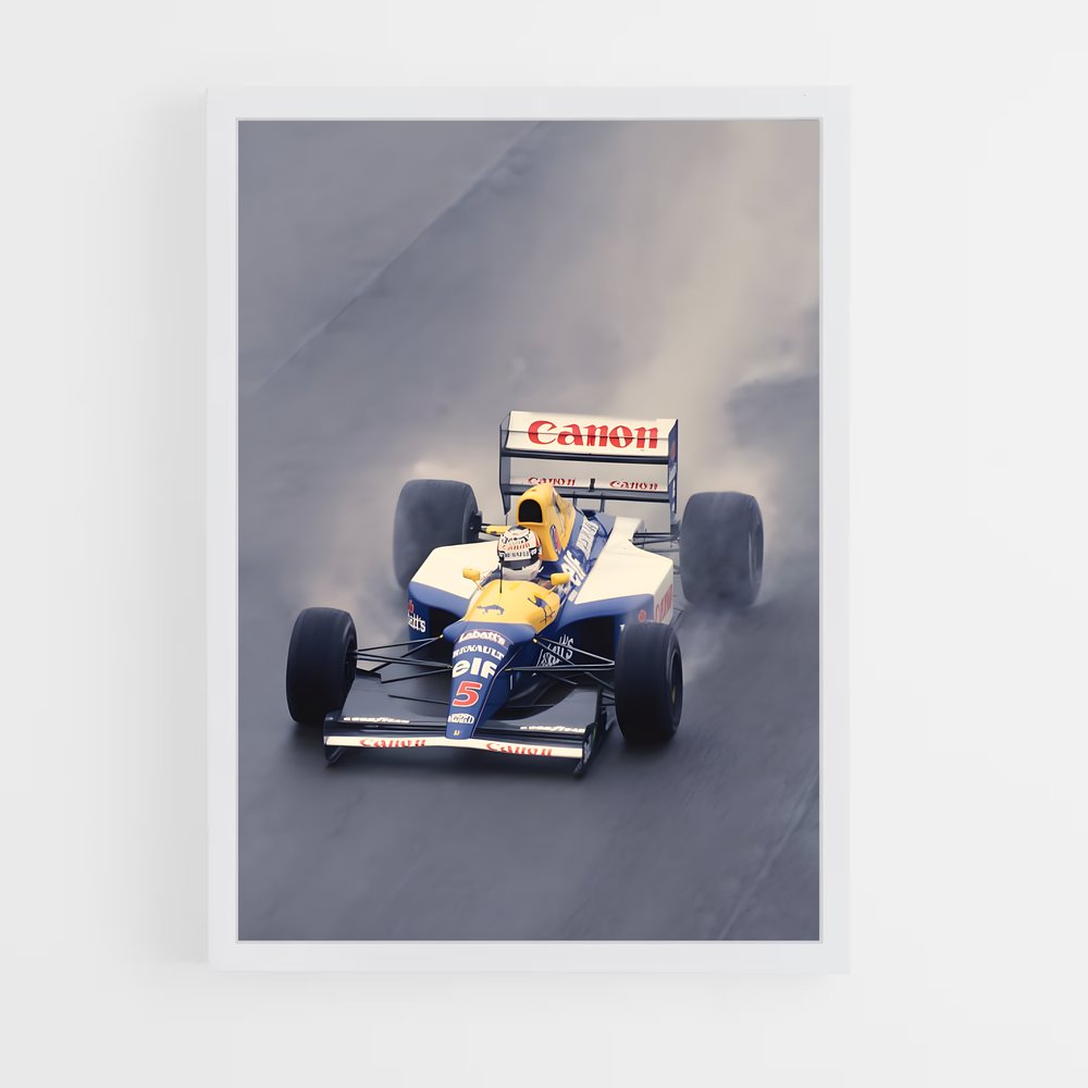Poster Williams en Ébullition – affiche Voitures de Formule 1 (vue 3)